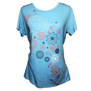 Columbia Light Blue Graphic Tee Short Sleeve